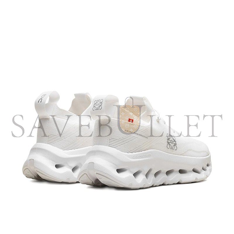 LOEWE X ON CLOUDTILT ALL WHITE SNEAKERS 3MD30330108